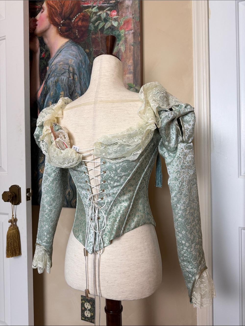 **NWT** DISCONTINUED LaceMade Princess Jasmine Casual Classic Lolita Corset Top - Picture 15 of 16